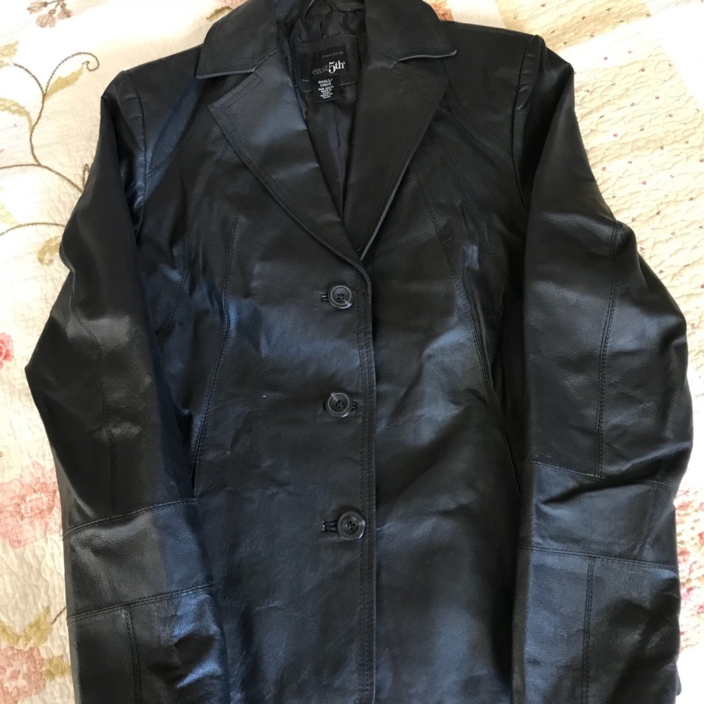 East 5th St genuine leather jacket